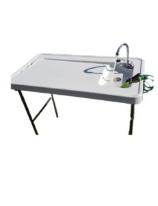 Fiska/Flekjiborð v/vask og slangu